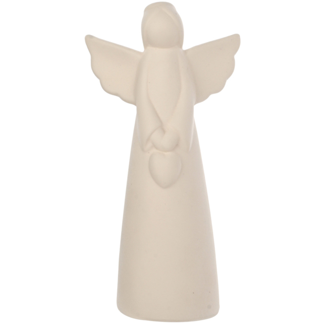 The Seasonal Gift Co. Angel White Ceramic Christmas Decoration 19cm - Size: 19.5 x 9 x 6cm - Wilko - image 1