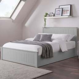 Julian Bowen Maine King Dove Grey Ottoman Bed - Wilko - thumbnail 1