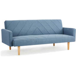Home Detail Ryan 2 Seater Blue Sofa Bed - Wilko - thumbnail 3