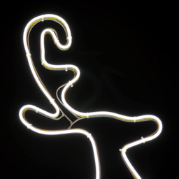 Shatchi Reindeer Neon Rope Light Silhouette LED Outdoor Christmas Decoration - Size: 74 x 40 x 12cm - White - Wilko - thumbnail 3