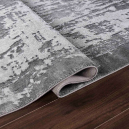 Desire Rugs Serenity Grey Abstract Abrasion Rug 200 x 290cm - Wilko - thumbnail 4