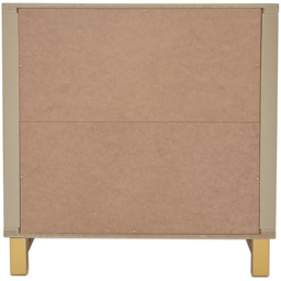 Molino 2 Drawer Clay Bedside Table - Cream - Wilko - thumbnail 5