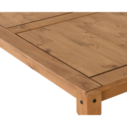 Seconique Corona 4 Seater Dining Table Distressed Waxed Pine - Brown - Wilko - thumbnail 5