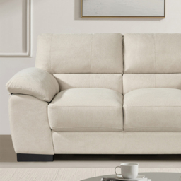 Artemis Home Mellette 2 Seater Oat Fabric Sofa - Oatmeal - Wilko - thumbnail 3