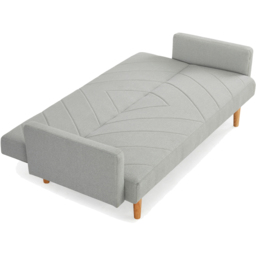 Home Detail Ryan 2 Seater Light Grey Sofa Bed - Wilko - thumbnail 5