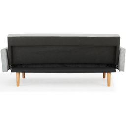 Home Detail Ryan 2 Seater Light Grey Sofa Bed - Wilko - thumbnail 6