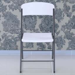 Lifetime Products Foldable Essential Chair - Size: 84.5 x 47.9 x 50.7cm - White - Wilko