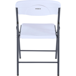 Lifetime Products Foldable Essential Chair - Size: 84.5 x 47.9 x 50.7cm - White - Wilko - thumbnail 4