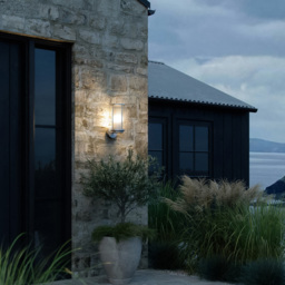 Nordlux Linton Galvanized Steel Ribbed Diffuser Outdoor Wall Lamp - Size: 29.8 x 13 x 17.6cm - Wilko - thumbnail 3