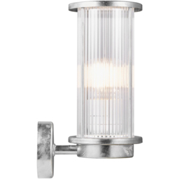Nordlux Linton Galvanized Steel Ribbed Diffuser Outdoor Wall Lamp - Size: 29.8 x 13 x 17.6cm - Wilko - thumbnail 4