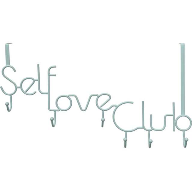 Self Love Club Overdoor Hooks Blue - Wilko - image 1