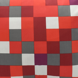 Velosso Checkered Red Filled Cushion 43 x 43cm 2 Pack - Wilko - thumbnail 3