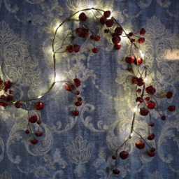 Shatchi LED Christmas Garland with Red Bells 4.9ft - Wilko - thumbnail 3