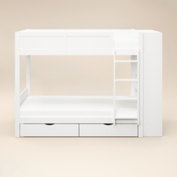 Flair Ruby White Bunk Bed with Storage - Size: Single - Wilko - thumbnail 4