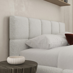 DS Living Ovella King Size Dove Cubed Bed Frame - Grey - Wilko - thumbnail 3