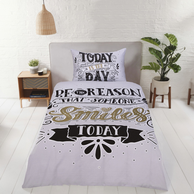 Rapport Home Single Multicolour Todays The Day Duvet Set - Wilko - image 1