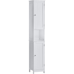 Bath Vida Priano 2 Door White Tall Floor Cabinet - Size: 170 x 32 x 30cm - Wilko - thumbnail 3