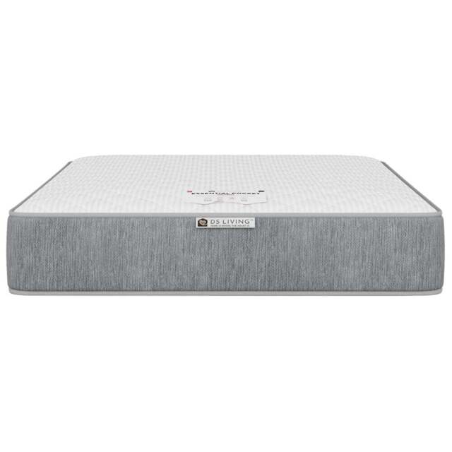 DS Living Luxe Single 800 Pocket Comfort Layer Sprung Mattress - White - Wilko - image 1