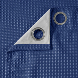 Velosso Waffle Navy Blackout Curtains 137 x 168cm - Size: W 168 x D 137cm - Blue - Wilko - thumbnail 5