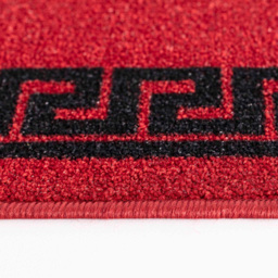 Desire Rugs Havana Red and Black Greek Key Anti Slip Door Mat 90 x 57cm - Size: 57 x 90cm - Wilko - thumbnail 4