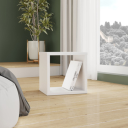 Florence Mauro Single Shelf White High Gloss Bookshelf - Size: 1 Shelf - Wilko - thumbnail 7
