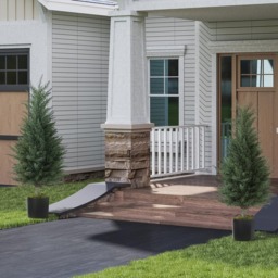 Portland Artificial Cypress Plant in Pot 90cm 2 Pack - Size: 90 x 40 x 40cm - Green - Wilko - thumbnail 4