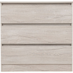 Seconique Malvern 3 Drawer Urban Snow Chest - White - Wilko - thumbnail 4