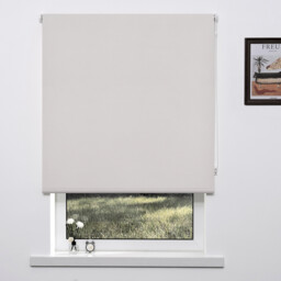 Plain Blackout Blinds - Natural/180cm - Wilko - thumbnail 1