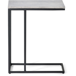 Julian Bowen Staten Concrete Drinks Table - Size: 50 x 30 x 60cm - Black - Wilko - thumbnail 4