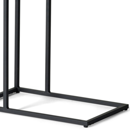 Julian Bowen Staten Concrete Drinks Table - Size: 50 x 30 x 60cm - Black - Wilko - thumbnail 6