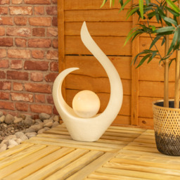 ValueLight Abstract White Outdoor Solar Decorative Light - Size: 59 x 37 x 14cm - ValueLights - Wilko - thumbnail 6