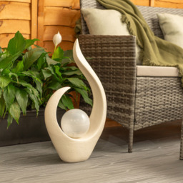 ValueLight Abstract White Outdoor Solar Decorative Light - Size: 59 x 37 x 14cm - ValueLights - Wilko - thumbnail 4