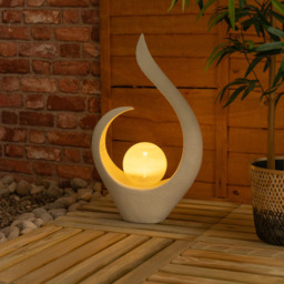ValueLight Abstract White Outdoor Solar Decorative Light - Size: 59 x 37 x 14cm - ValueLights - Wilko - thumbnail 5