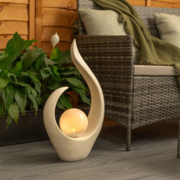 ValueLight Abstract White Outdoor Solar Decorative Light - Size: 59 x 37 x 14cm - ValueLights - Wilko - thumbnail 3