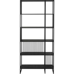 Florence Strington 5 Shelf Black Bookcase - Furniture To Go - Wilko - thumbnail 4