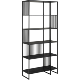 Florence Strington 5 Shelf Black Bookcase - Furniture To Go - Wilko - thumbnail 3