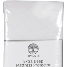 Divante Double White Extra Deep Mattress Protector - Wilko - thumbnail 3