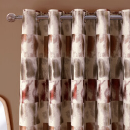 Maddox Geo Jacquard Curtain Multicolour 168cm 137cm - Divante - Wilko - thumbnail 3