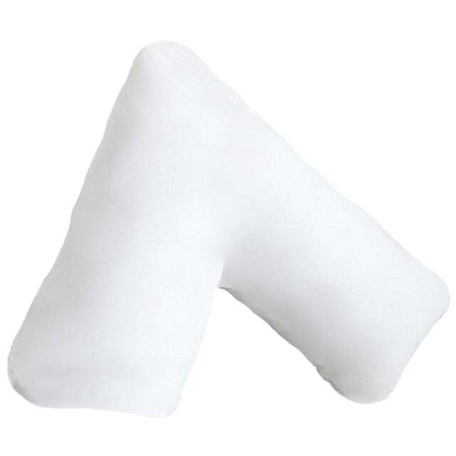 Serene Hotel Filled V-Shape Pillow 50 x 75cm - Size: Single - White - Wilko - image 1