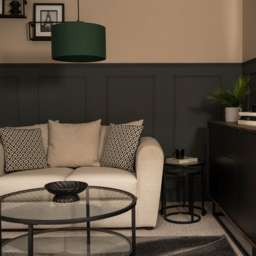 ValueLights Reni Forest Green Fabric Medium Drum Shade - Size: 20 x 35 x 35cm - Wilko - thumbnail 6