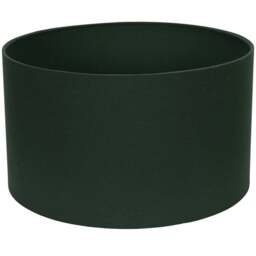 ValueLights Reni Forest Green Fabric Medium Drum Shade - Size: 20 x 35 x 35cm - Wilko - thumbnail 1
