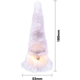 St Helens LED Nose Sitting Lucas Gonk Decoration - Size: 190 x 80 x 80cm - White - Wilko - thumbnail 5