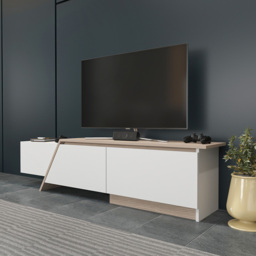 Decorotika Zonas 3 Door White and Cordoba TV Unit - Size: 45 x 180 x 35cm - Multi - Wilko - thumbnail 7