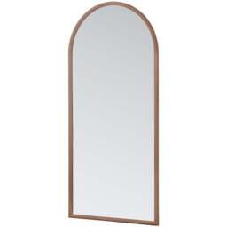 Yearn Arched Solid Oak Framed Full Length Mirror 180 x 80cm - Brown - Wilko - thumbnail 1
