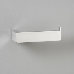 Holborn Toilet Roll Holder - Silver - Size: 14 x 4 x 6cm - Wilko - thumbnail 3