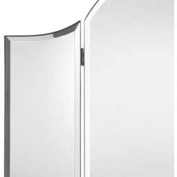 Julian Bowen Canto Curved Dressing Table Mirror - Size: 65 x 50cm - Clear - Wilko - thumbnail 4