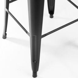 Julian Bowen Grafton Metal Bar Stool Set of 2 - Black - Wilko - thumbnail 7