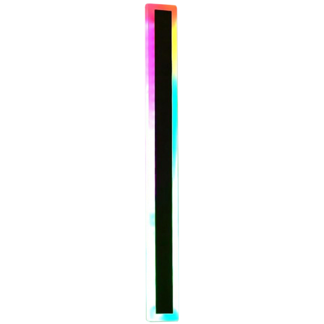 Ener-J 100 x 8cm Acrylic Black Colour Changing Outdoor Wall Light - Size: 102 x 8 x 2cm - Wilko - image 1