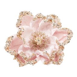 Blush Glitter Magnolia Pick - Blushing Ballroom - Wilko - thumbnail 2
