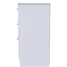 Crowndale Worcester 6 Drawer White Wide Chest Ready Assembled - Wilko - thumbnail 5